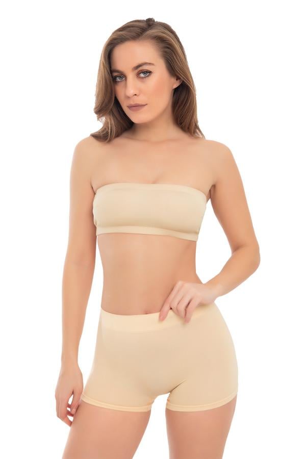 Cottonhill Premium - Kadın Ten Ultra-Rahat Seamless Boxer
