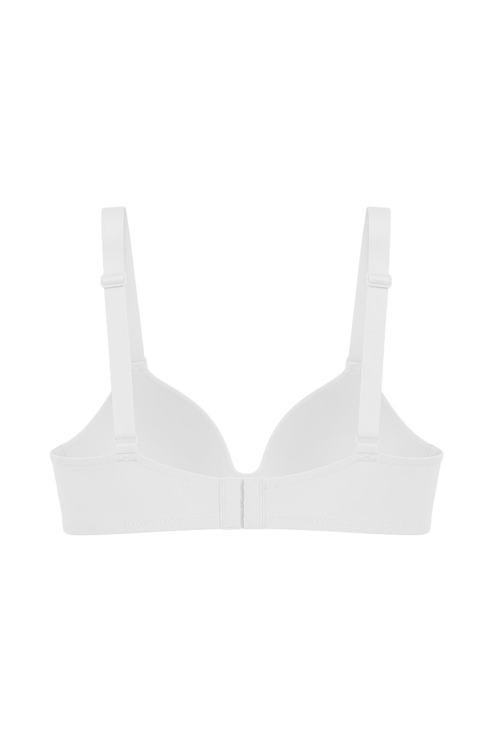 Seamless Bra - Norea | Beyaz Micro Balensiz Dolgusuz Toparlayıcı Kadın Sütyen