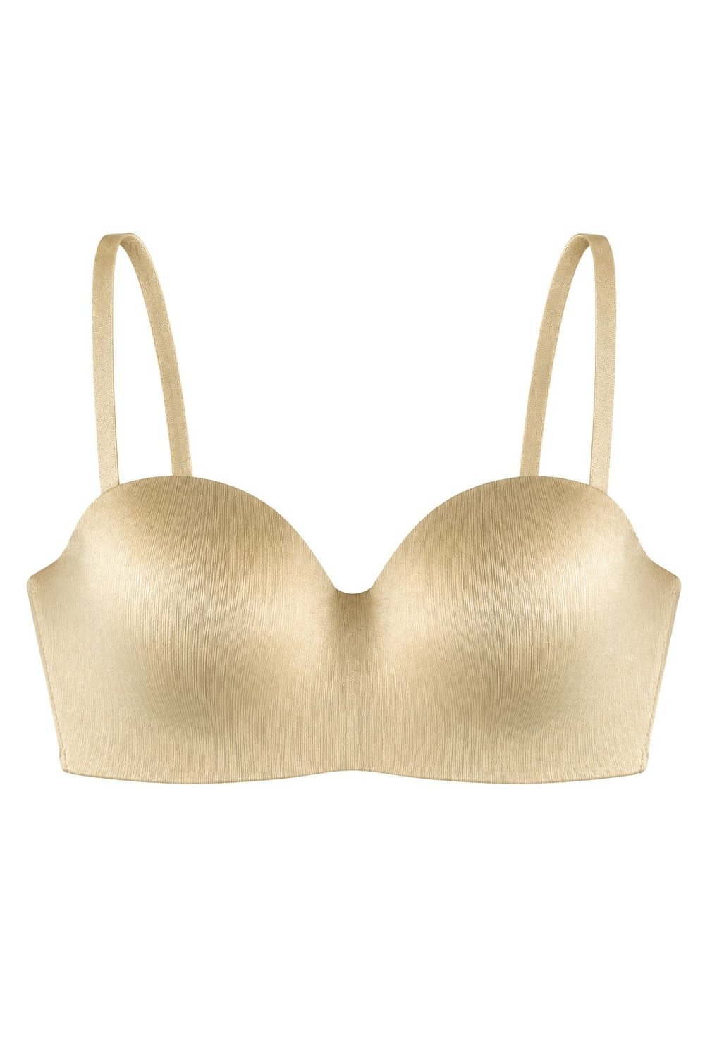 Seamless Bra - Maris | Ten Micro Balenli Parlak Straplez Kadın Sütyen
