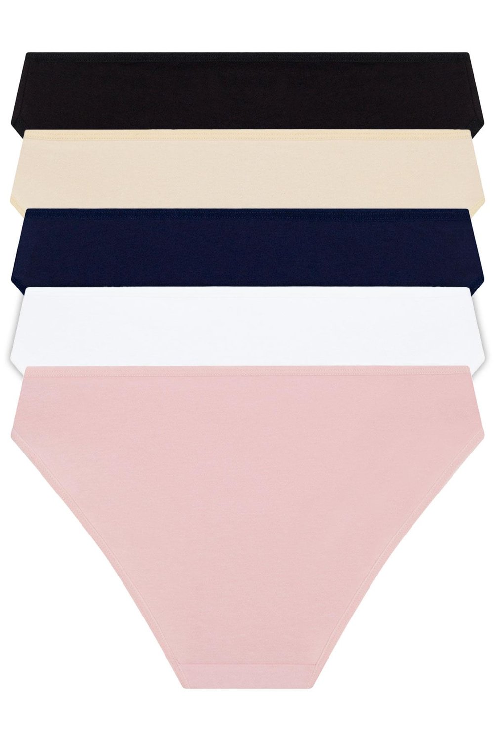 Basic Pamuklu Kadın Bikini Külot 5li Paket