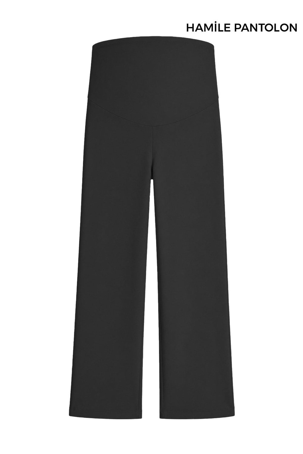 Premium - Sway Collection | Siyah Yüksek Bel Modal Hamile Kadın Pantolon 