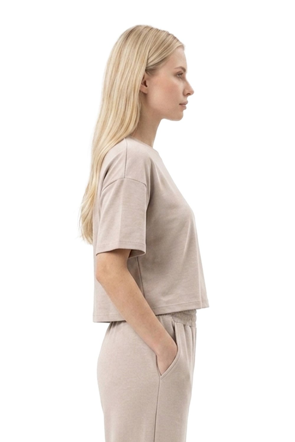 Premium - Sway Collection | Vizon Modal Bisiklet Yaka Tişört