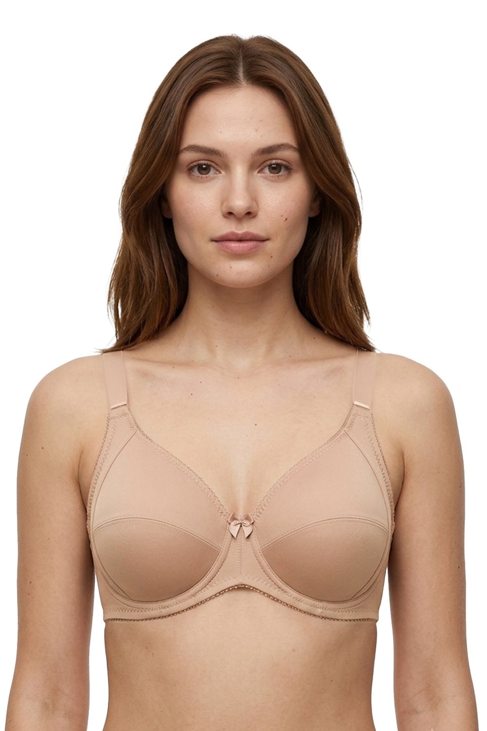 Bra - Novia | Ten Büyük Beden Micro Balenli Minimizer Ayarlanabilir Askılı Kadın Sütyen