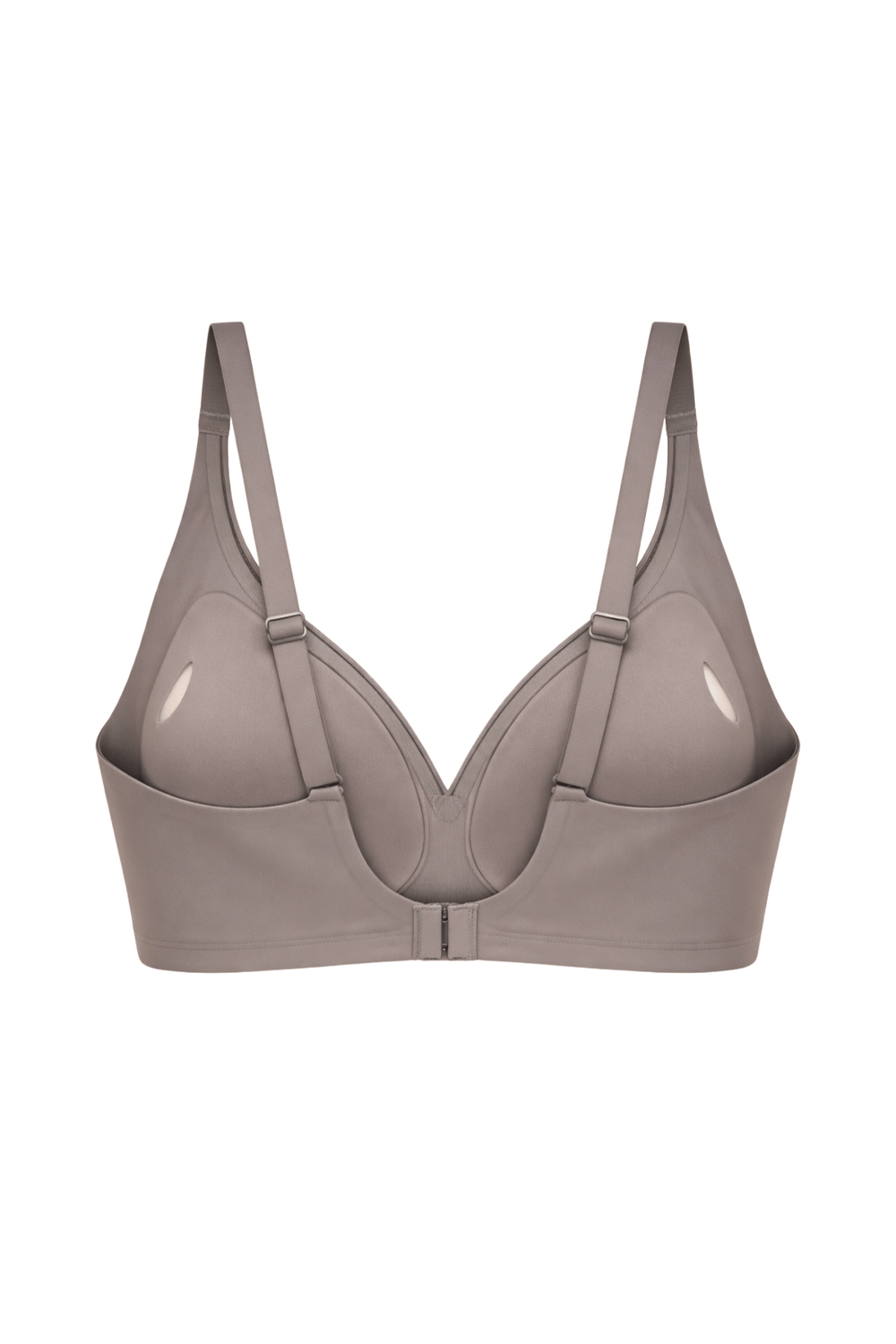Seamless Bra - Slight | Kahverengi Lazer Kesim Dikişsiz Dilim Detaylı Balensiz Kadın Sütyen