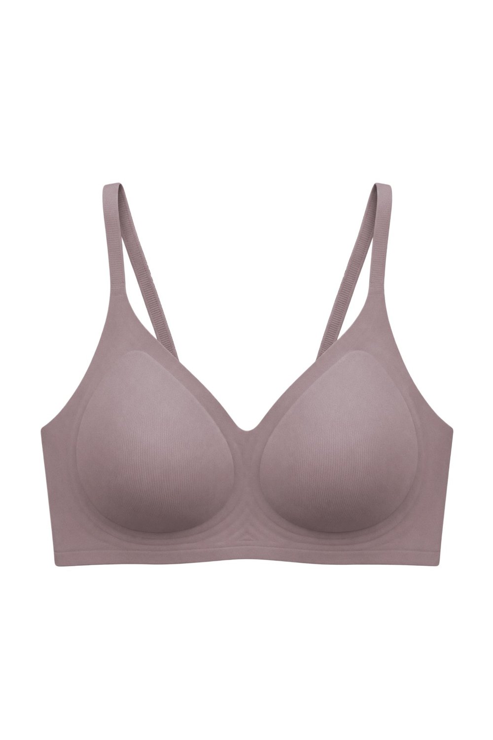 Seamless Bra - Aurea | Kahverengi Lazer Kesim Dikişsiz Kontur Detaylı Balensiz Kadın Sütyen