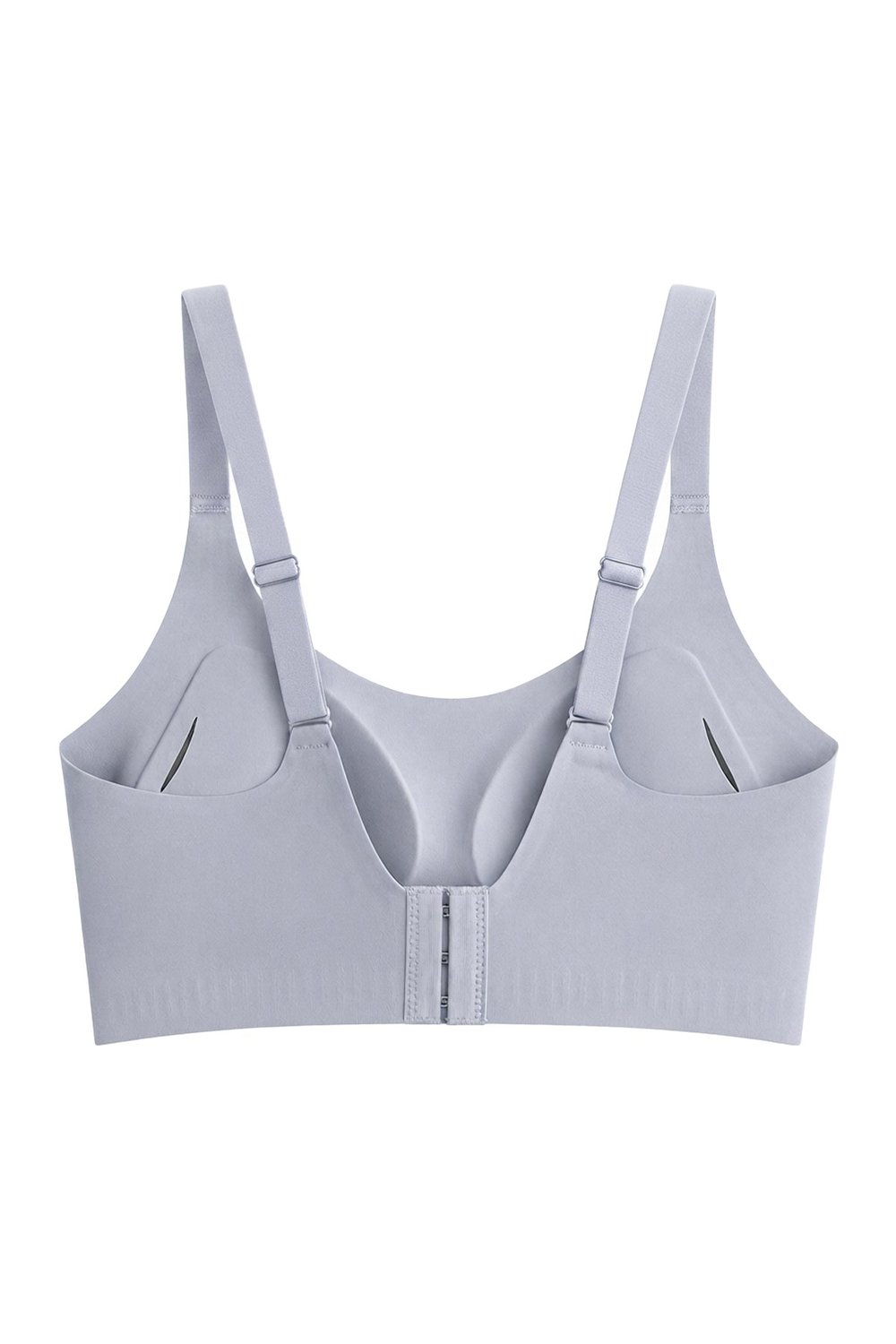 Seamless Bra - Solena | Gri Lazer Kesim Dikişsiz Balensiz Toparlayıcı Kadın Sütyen