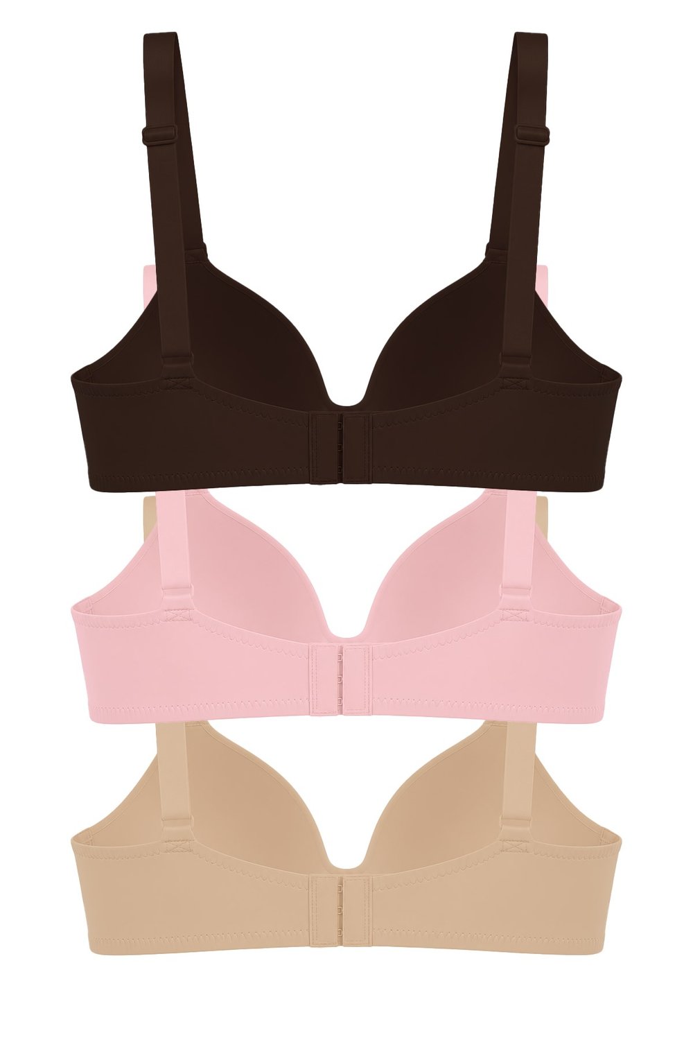 Seamless Bra - Norea | Micro Balensiz Dolgusuz Toparlayıcı Kadın Sütyen 3lü Paket