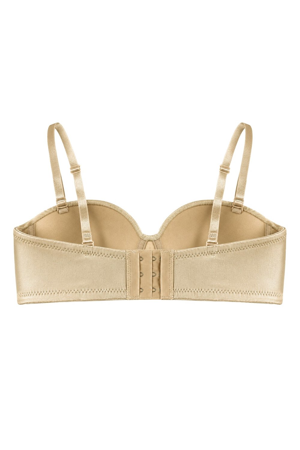Seamless Bra - Maris | Ten Micro Balenli Parlak Straplez Kadın Sütyen