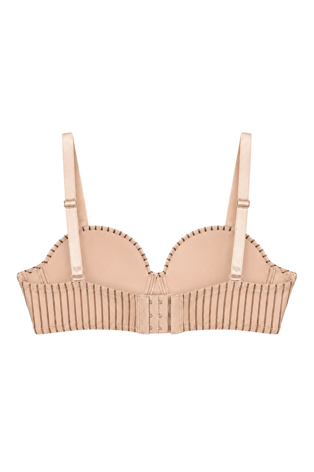 Seamless Bra - Striva | Ten Mikro Çizgi Desenli Balenli Toparlayıcı Kadın Sütyen