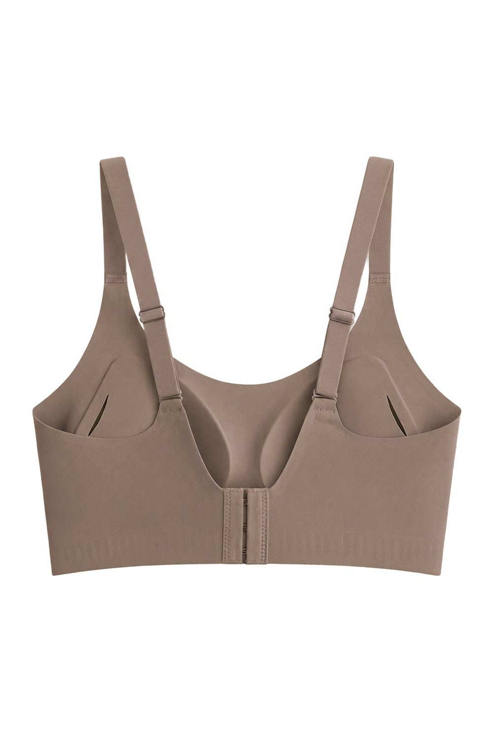 Seamless Bra - Solena | Kahverengi Lazer Kesim Dikişsiz Balensiz Toparlayıcı Kadın Sütyen
