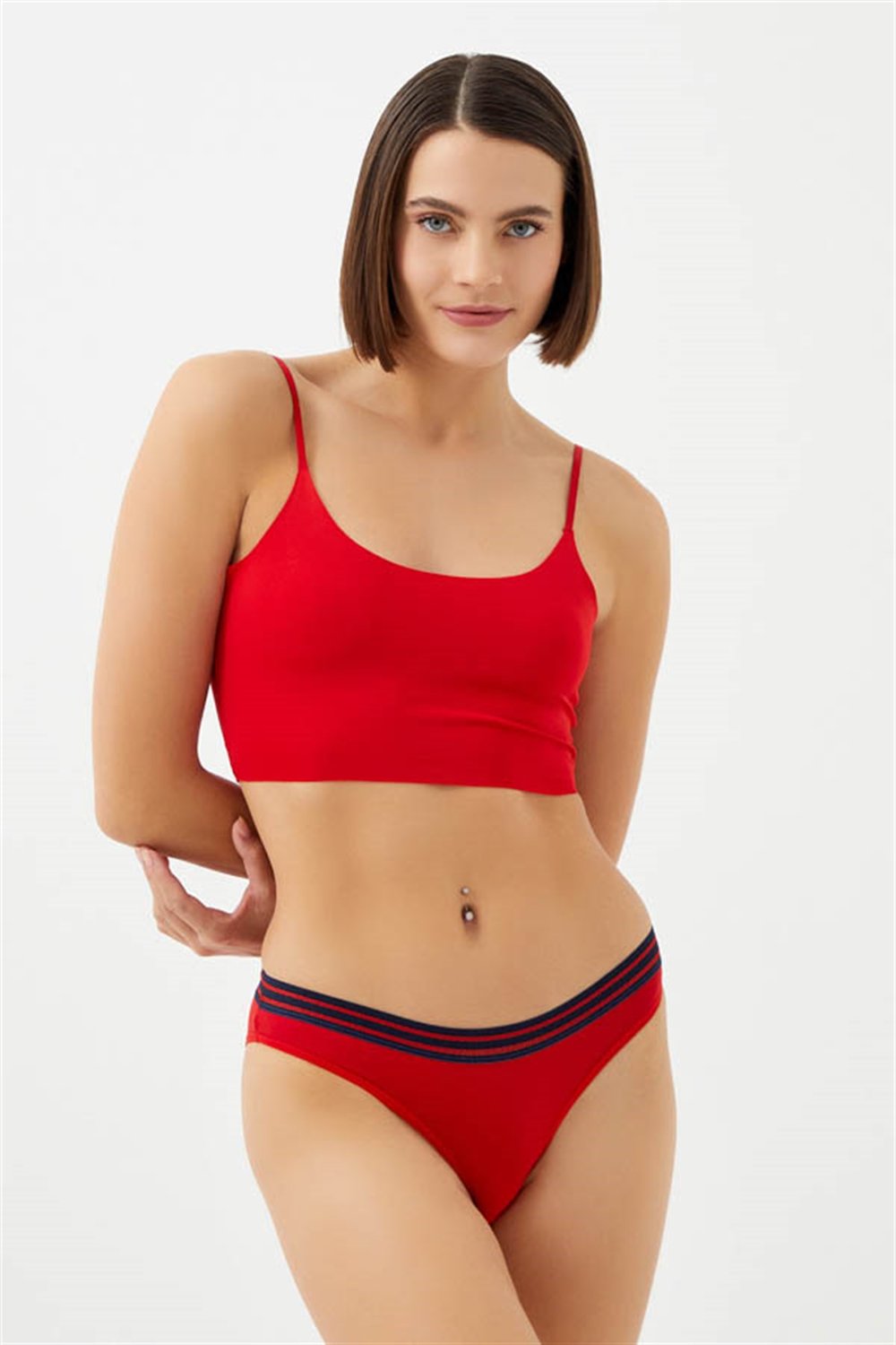 Spor Basic Pamuklu Bikini Külot 3lü Paket - 3