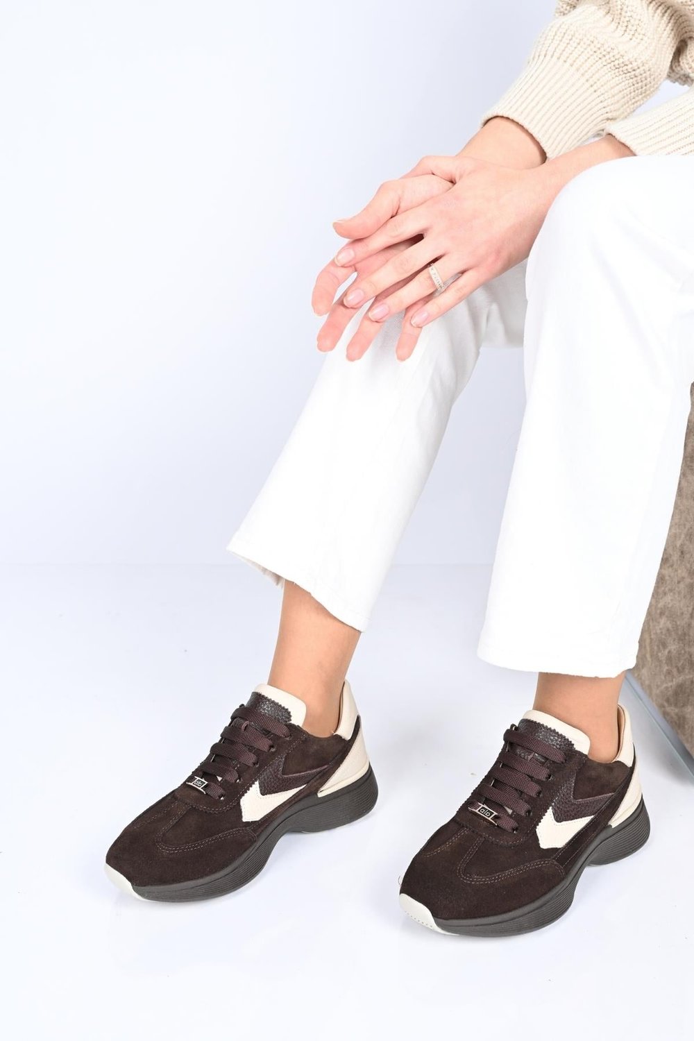 Bestello Bağcıklı Termo Taban Hakiki Deri Sneaker 338-7108 Kadın Ayakkabı338-7108_KAHVE_36Spor Ayakkabı & Sneaker