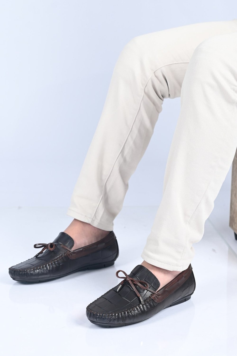 Bestello Bağcıksız Fiyonklu Poliüretan Taban Hakiki Deri Loafer 028-2068-26Y Erkek Ayakkabı028-2068-26Y_KAHVE KROK_39Loafer