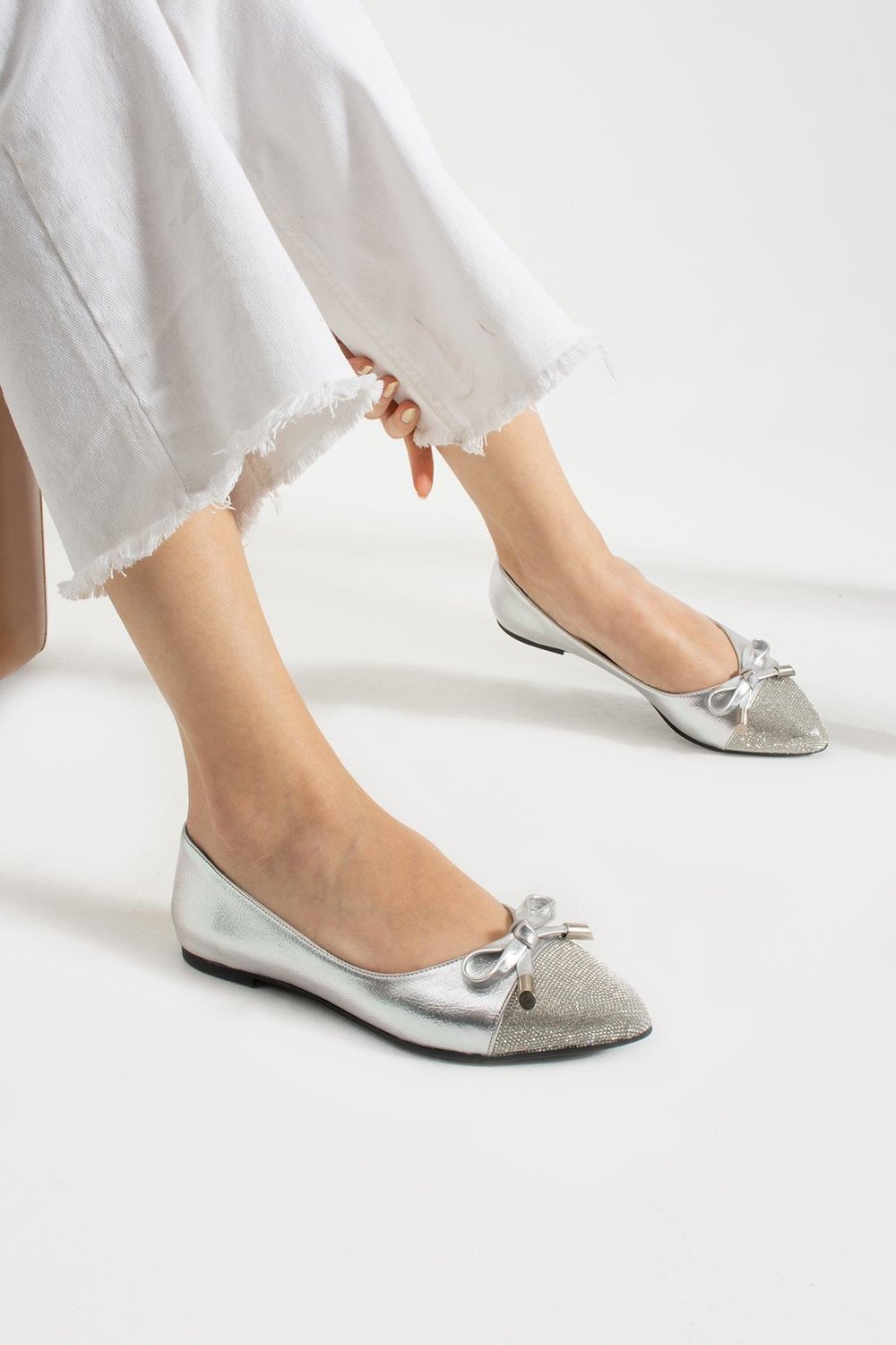 Bestello Fiyonklu Kauçuk Taban Babet 331-1453 Kadın Babet331-1453_GUMUS_36Babet & Loafer