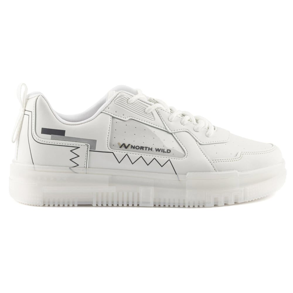 Planet Unisex Sneakers - BEYAZ