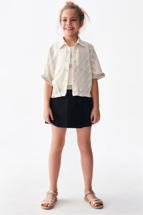 NK Kids Lavin Kız Çocuk Nakışlı Askılı Takım (3'lü)