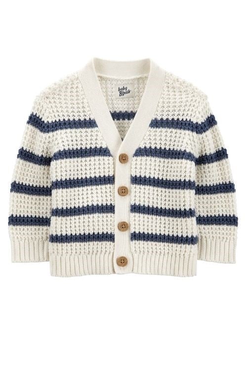 Oshkosh Bgosh Erkek Bebek Çizgili Triko Ceket - %100 Pamuk