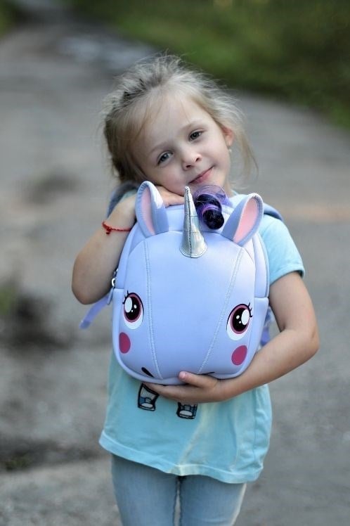 Supercute Unicorn Sırt Çantası-Mor