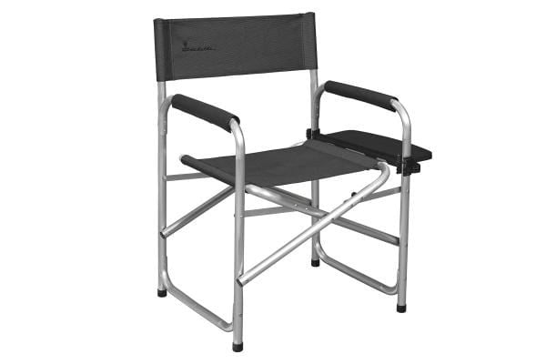 Directors Chair with side table, Dark Grey