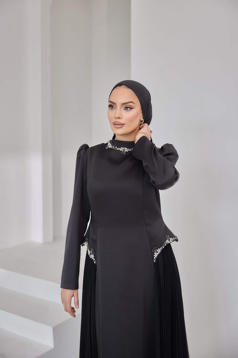 Defne Abiye Siyah