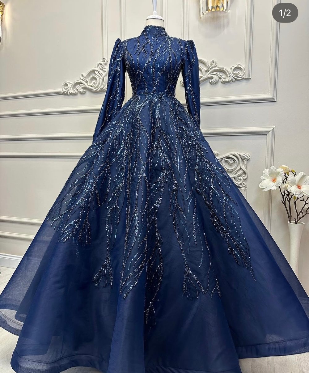 Haute Couture Abiye 42-46 beden arası uyumlu