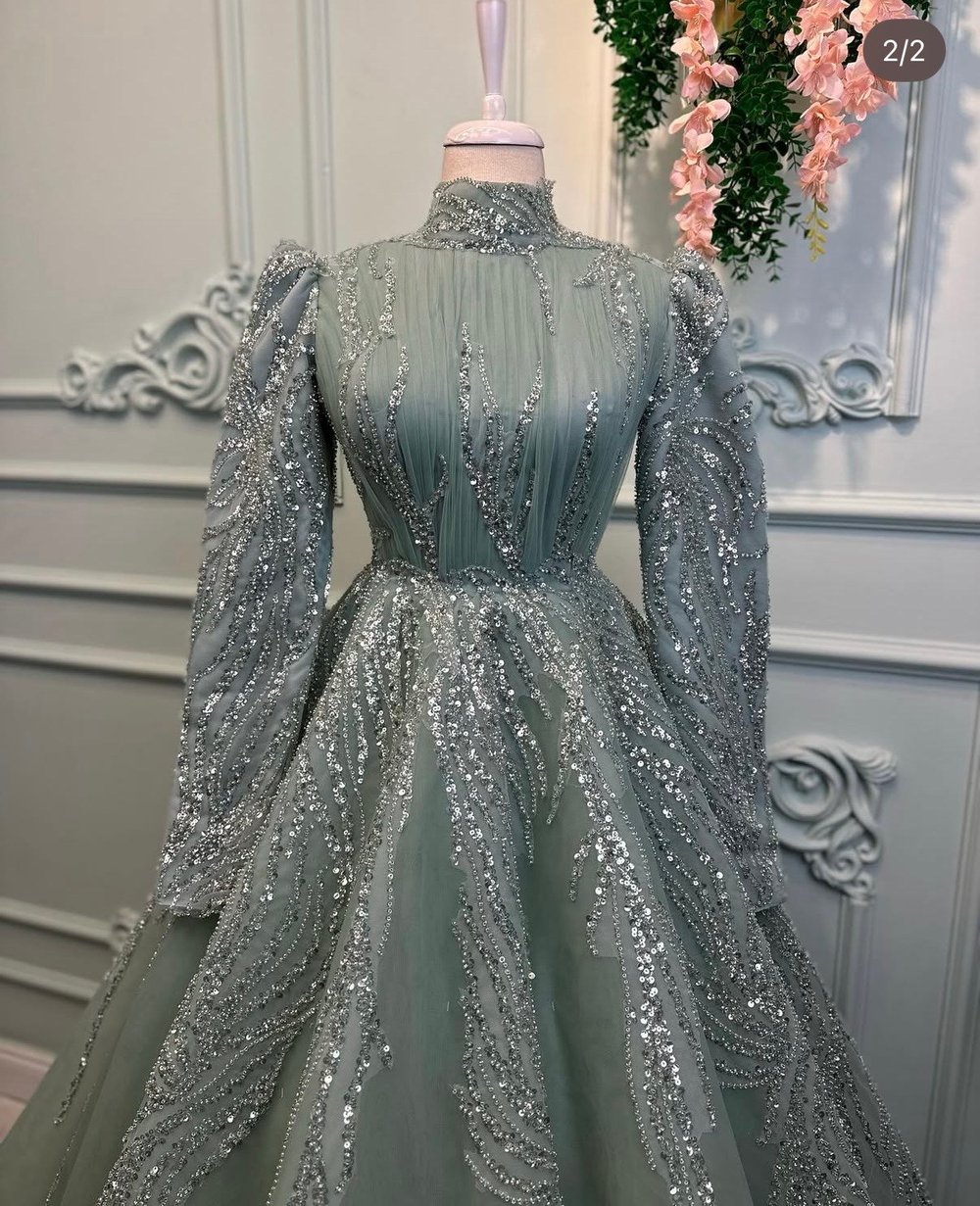 Haute Couture Abiye 42-46 beden arası uyumlu