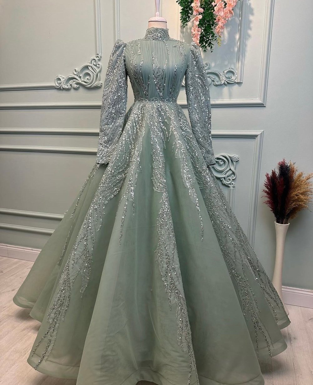 Haute Couture Abiye 42-46 beden arası uyumlu
