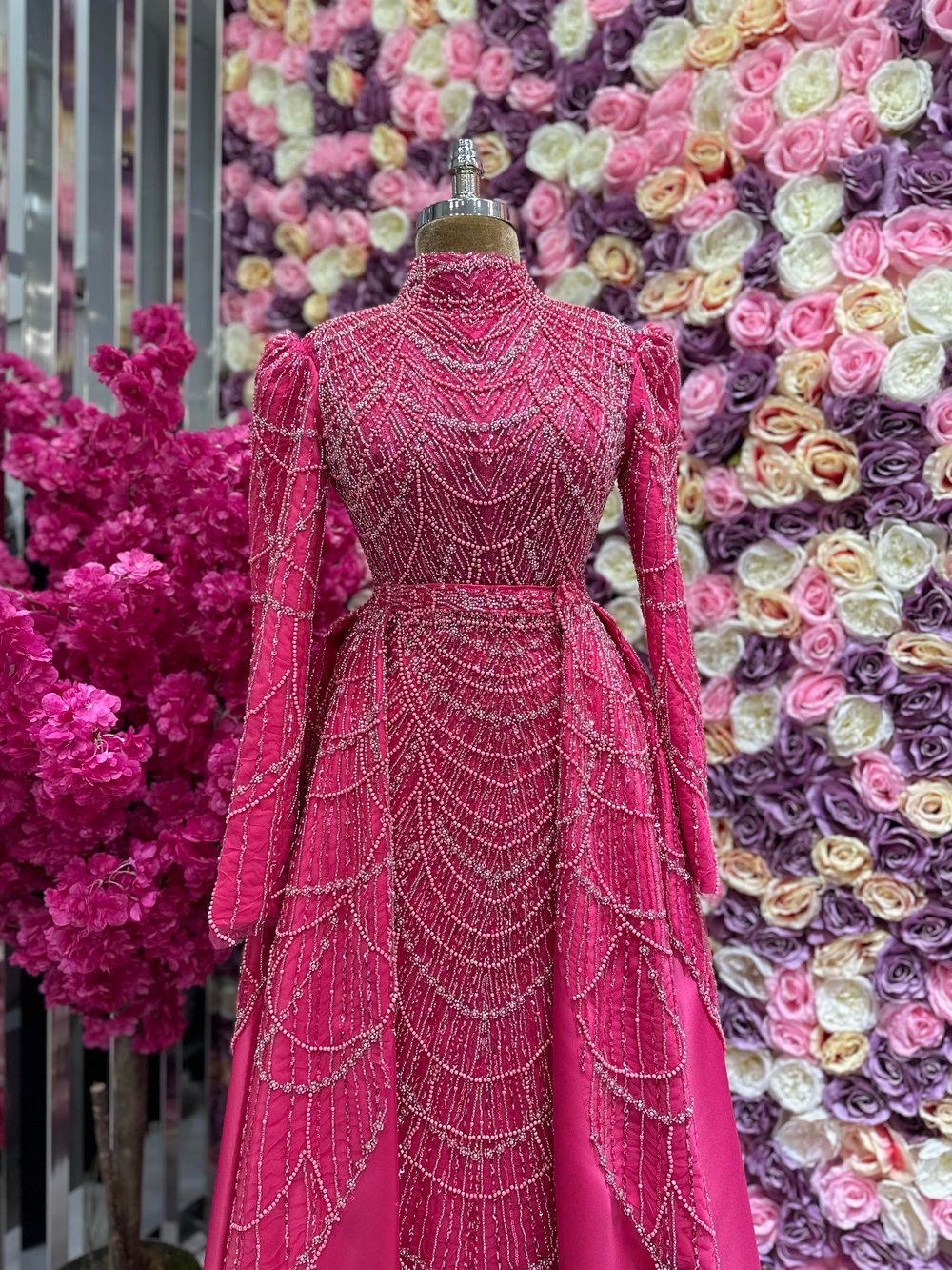 Haute Couture Dress Fuşya
