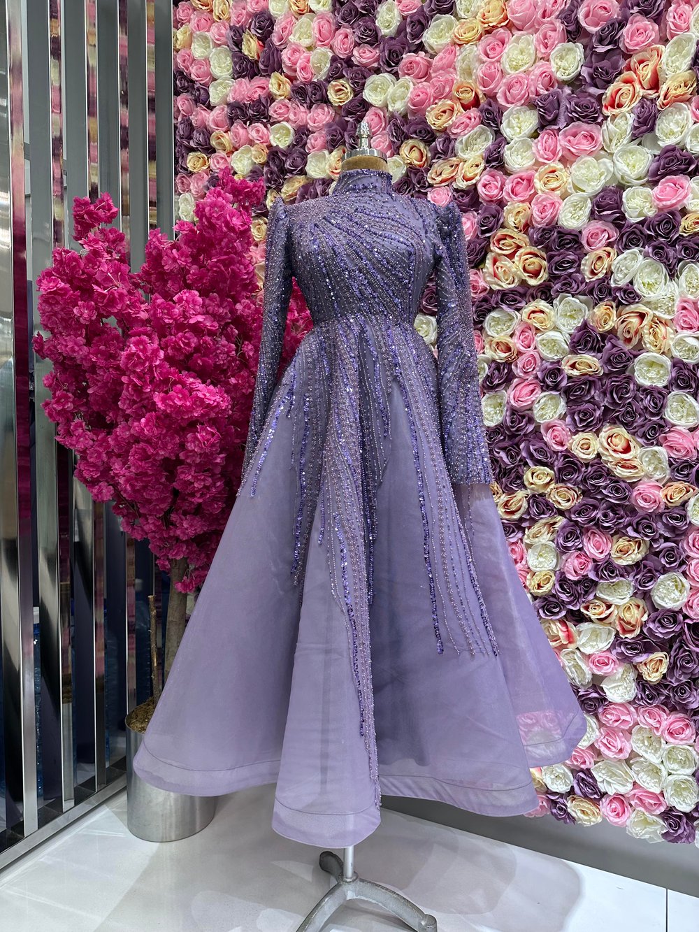 Haute Couture Dress Lila