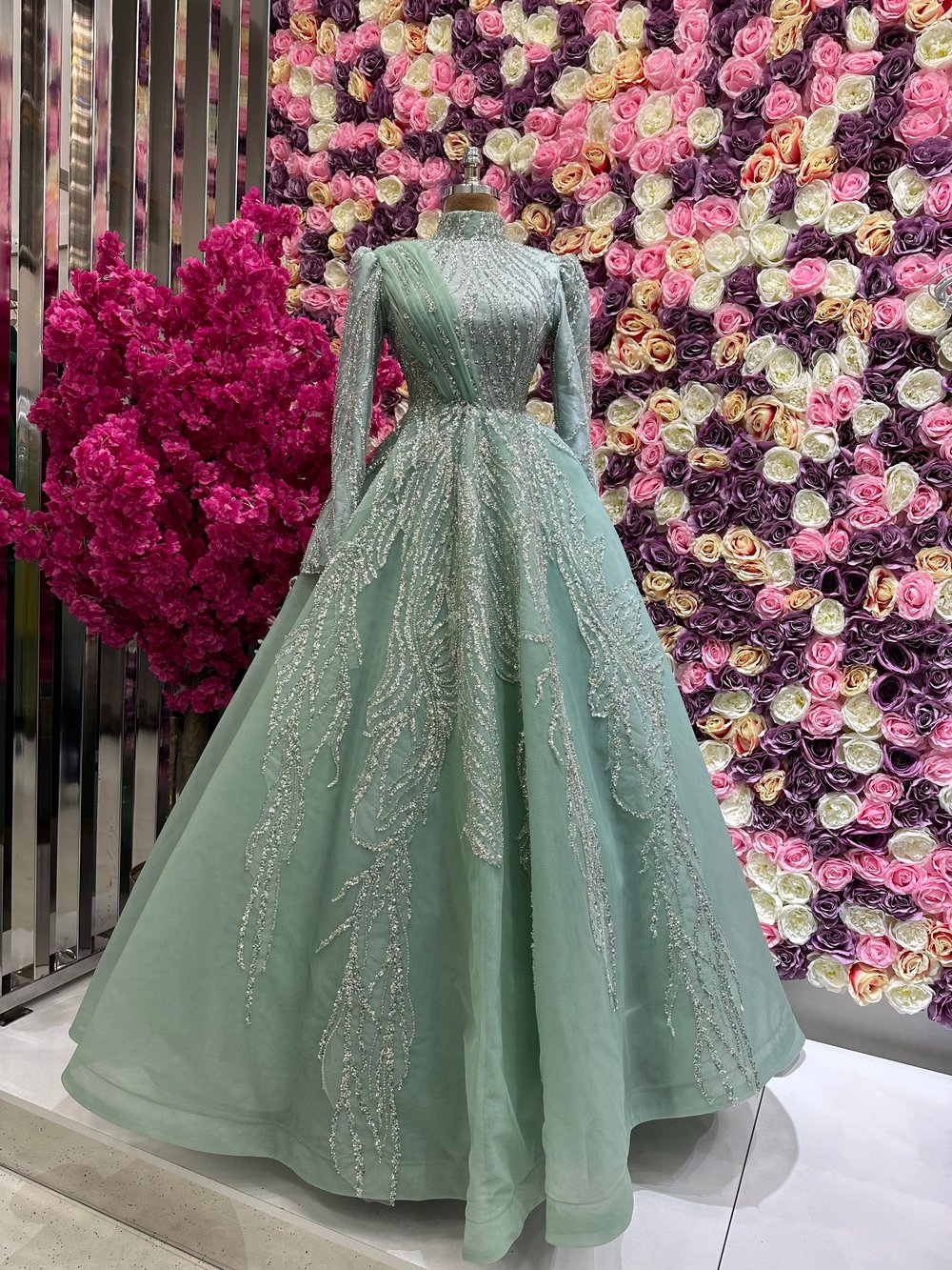 Haute Couture Dress Mint