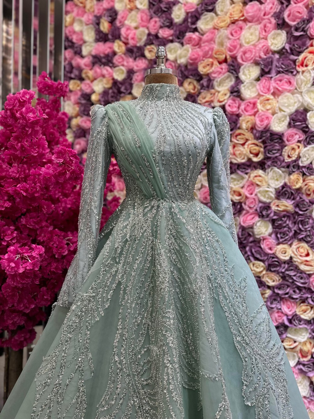 Haute Couture Dress Mint