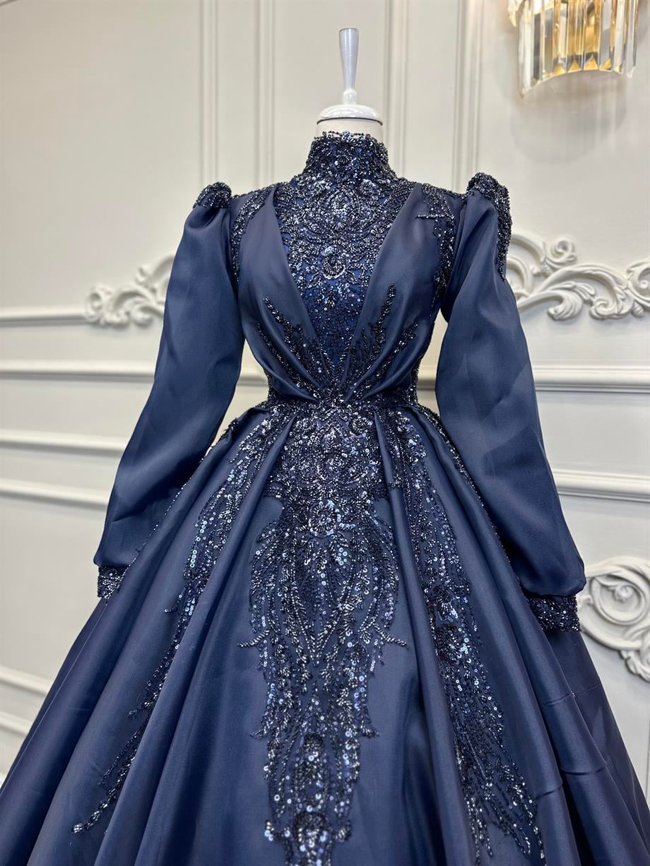 Haute Dress Lacivert