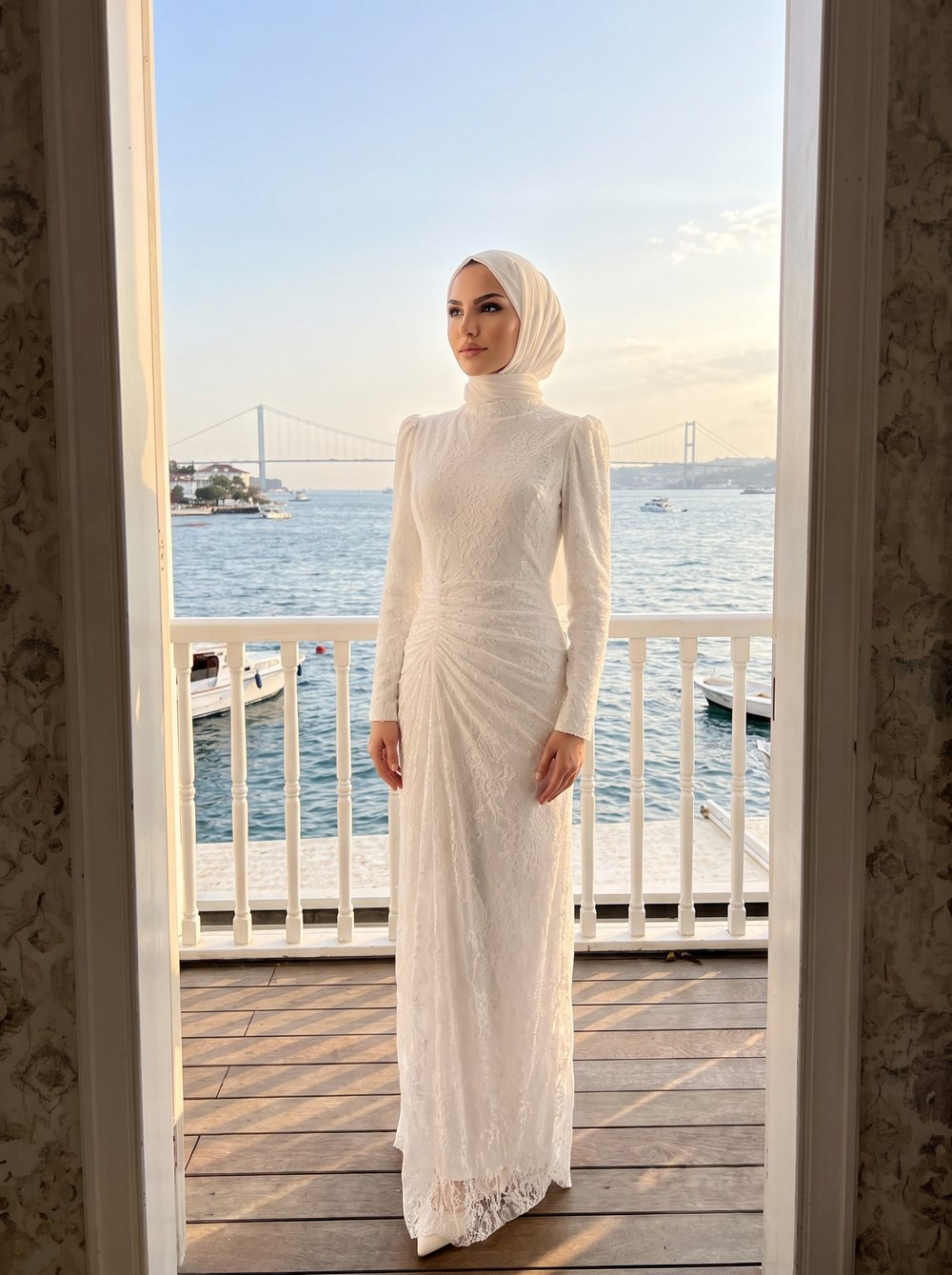 Kayla Abiye Beyaz