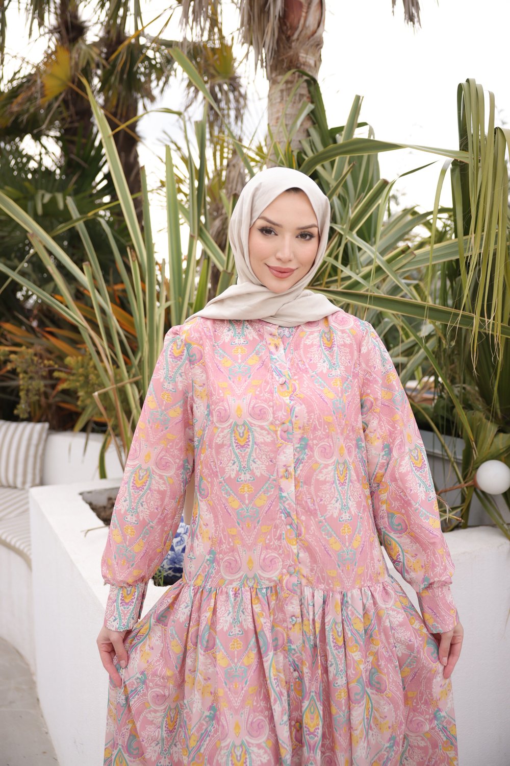 Pınar Elbise Pembe