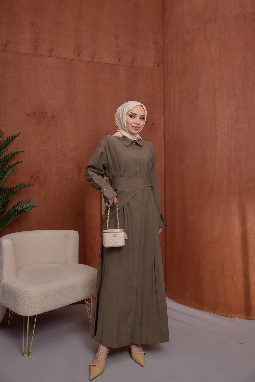 Zela Elbise Haki