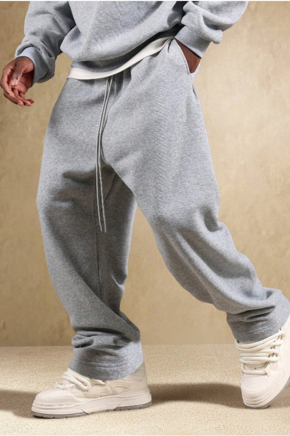 Tarz CoolEşofman AltıOBGGYPNT01R03Oversize Rahat Kesim Baggy Erkek Eşofman Altı