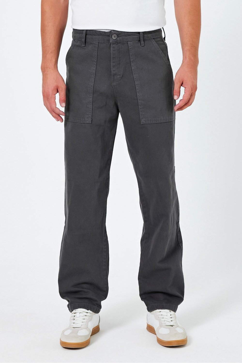 Erkek Düz Baggy Jean Pantolon