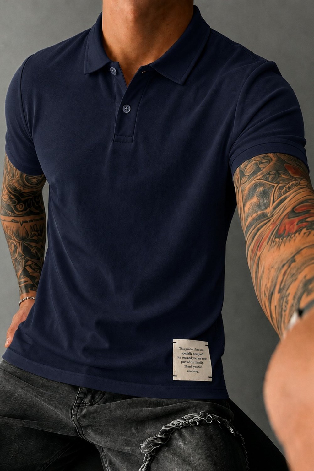 Tarz CoolT-shirtTC-POLOSUPR-26-Beyaz-LErkek Basic Polo Yaka Pamuklu Kısa Kollu Tişört