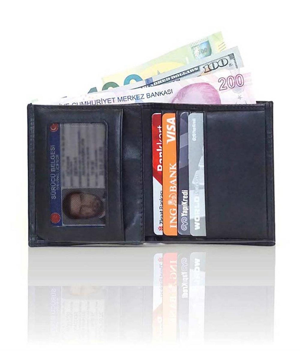 YDS DERİ CÜZDAN -SİYAH