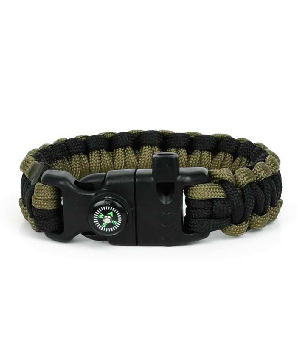 YDS FUNCTIONAL PARACORD/BİLEKLİK -HAKİ SİYAH