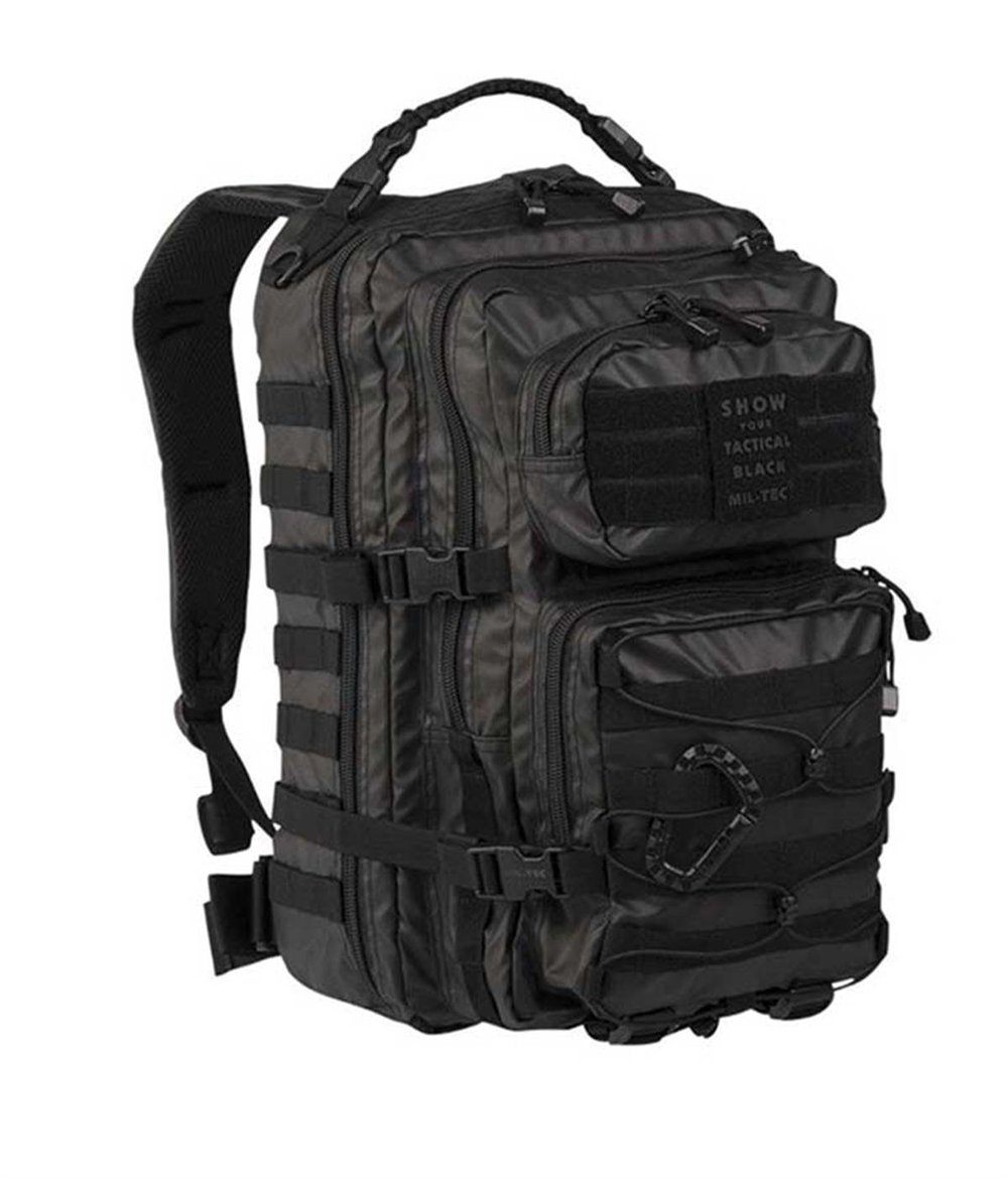 YDS MIL-TEC TACTICAL SIRT ÇANTASI (36L) -SİYAH