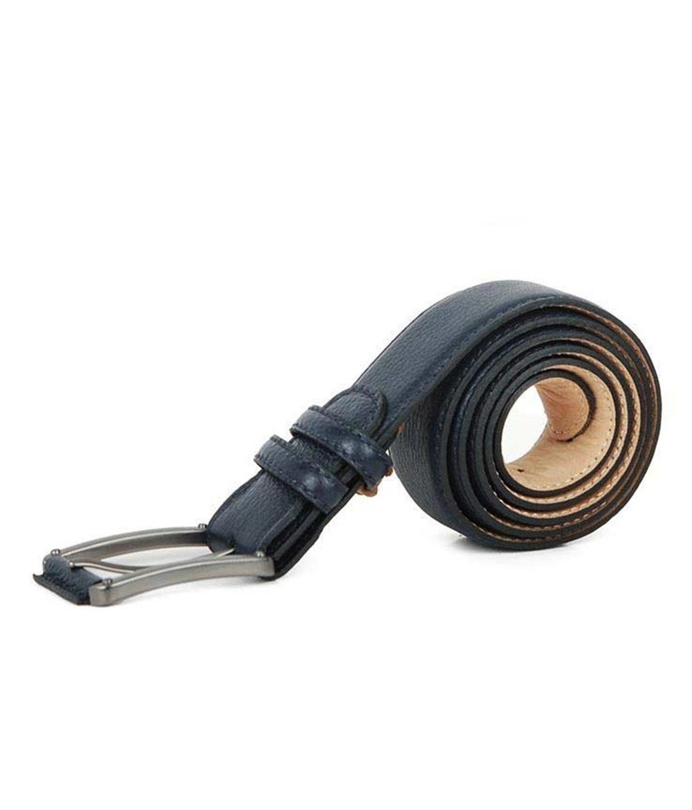 YDS NATUREL SPOR DERİ KEMER -LACİVERT