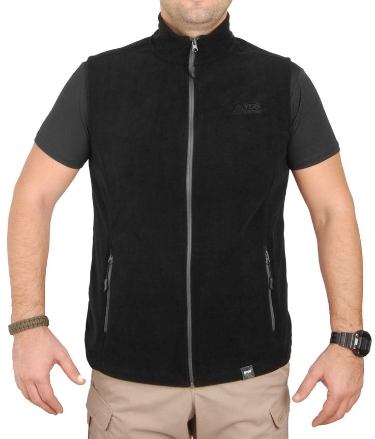 YDS POLAR YELEK -SİYAH
