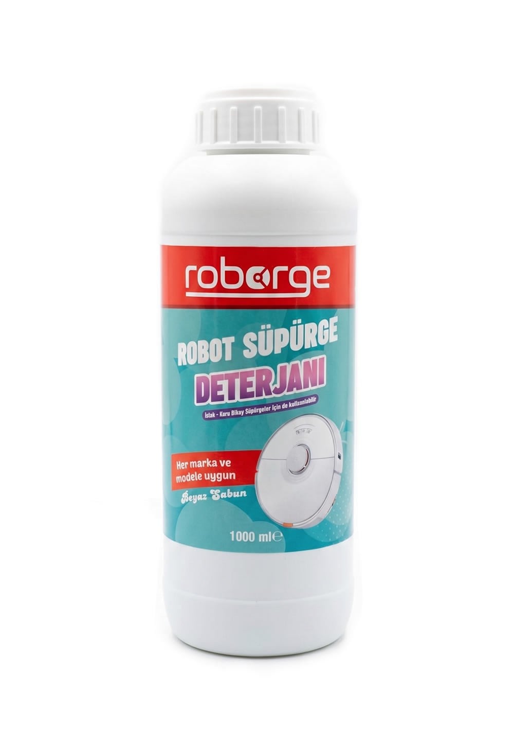 Roborge Robot Süpürge Deterjanı 1000 ML - Beyaz Sabun