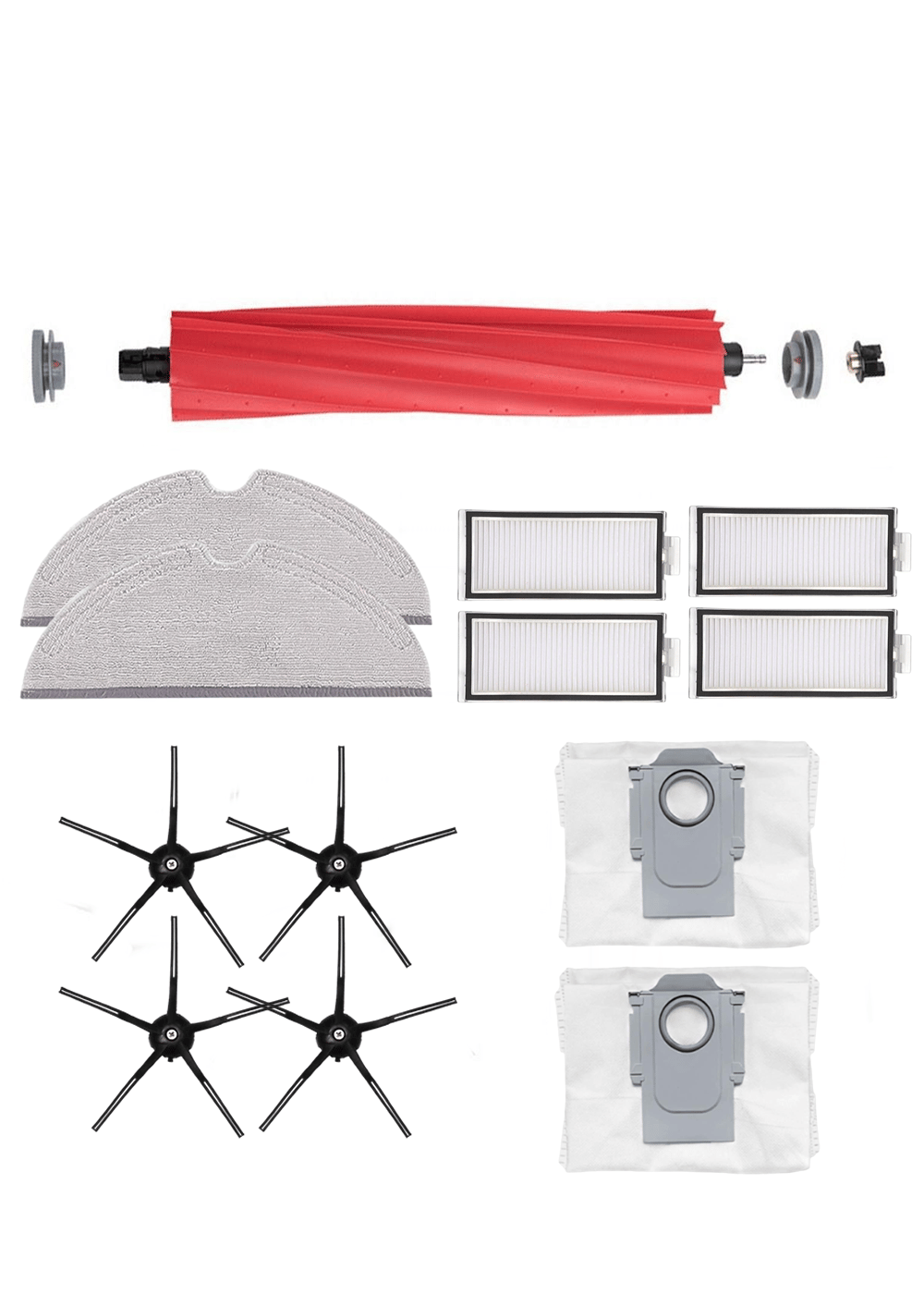 Roborock Q7 Max + Robot Süpürge Uyumlu 13'lü Yedek Parça Seti