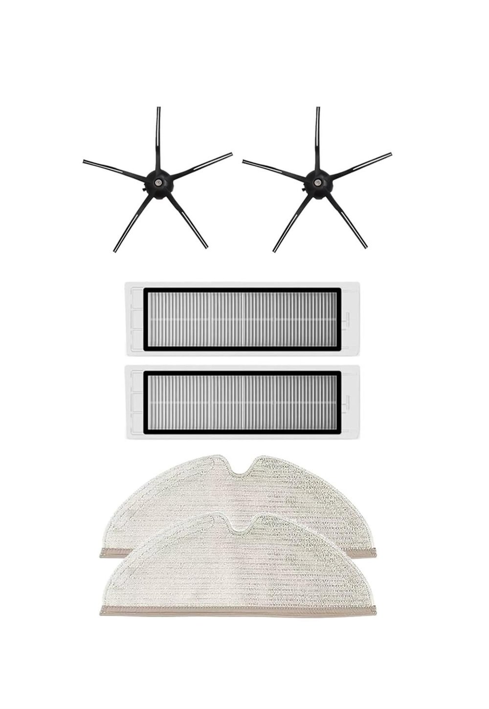 Roborock S5 Max Robot Süpürge Uyumlu 6'lı Yedek Parça Seti