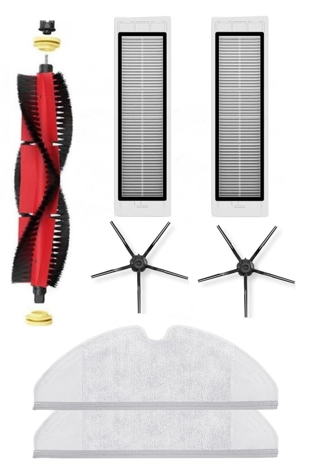 Roborock S5 Max Uyumlu 7'li Set- Siyah
