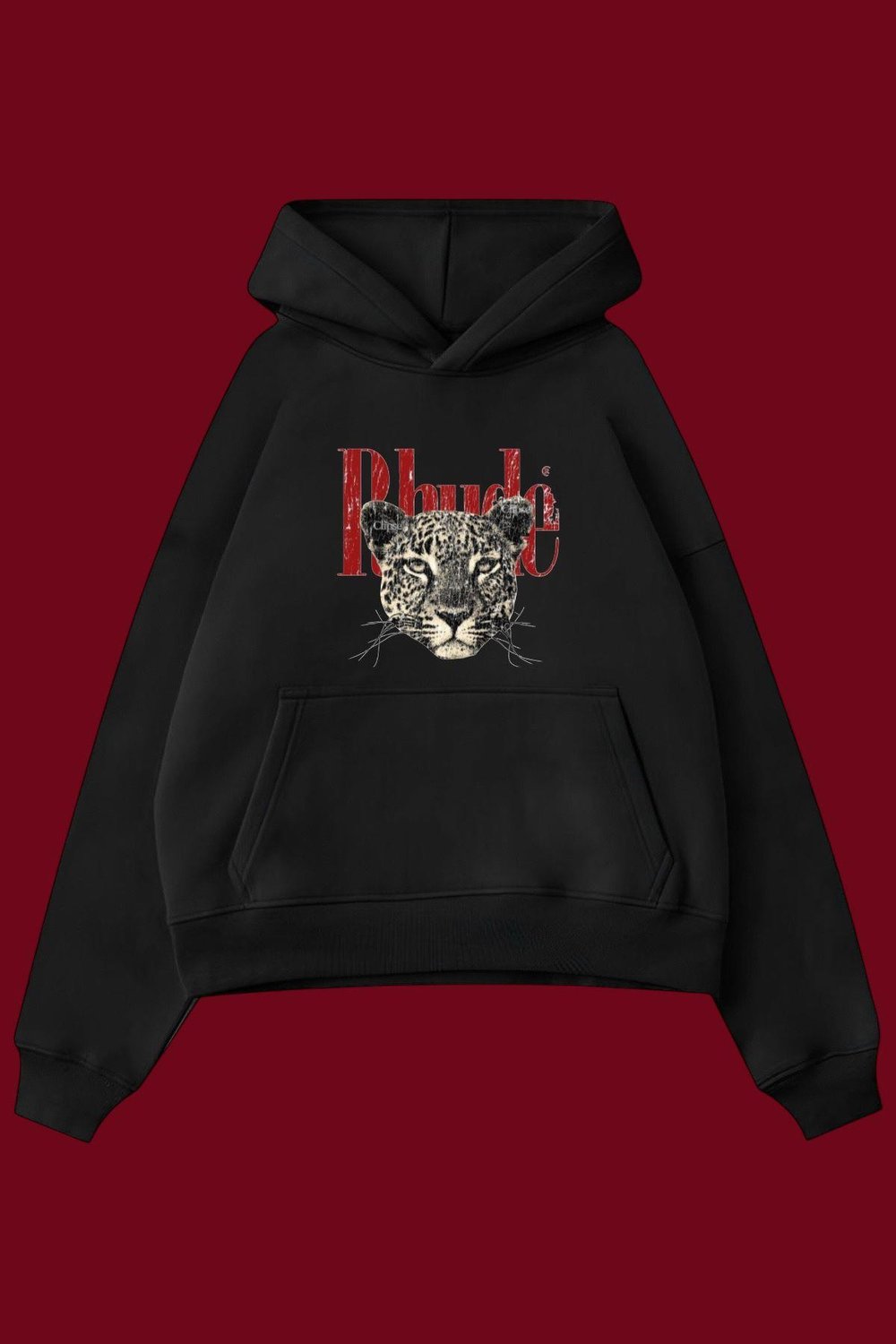 Black Tiger 3 İplik Oversize Sweatshirt