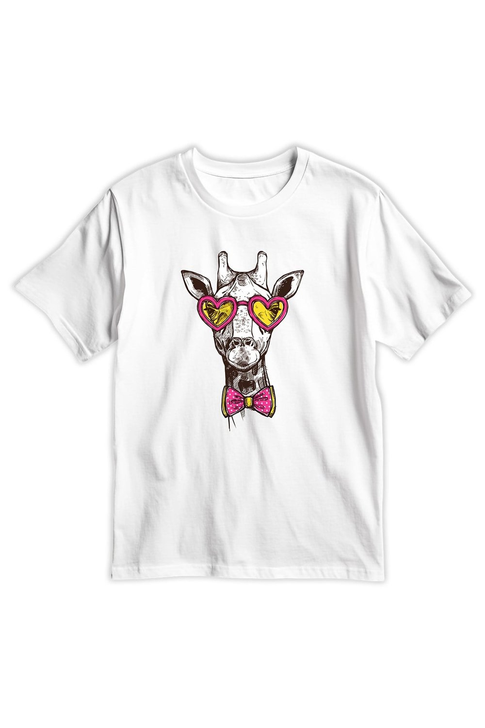 Giraffe With Glasses Oversize T-shirt