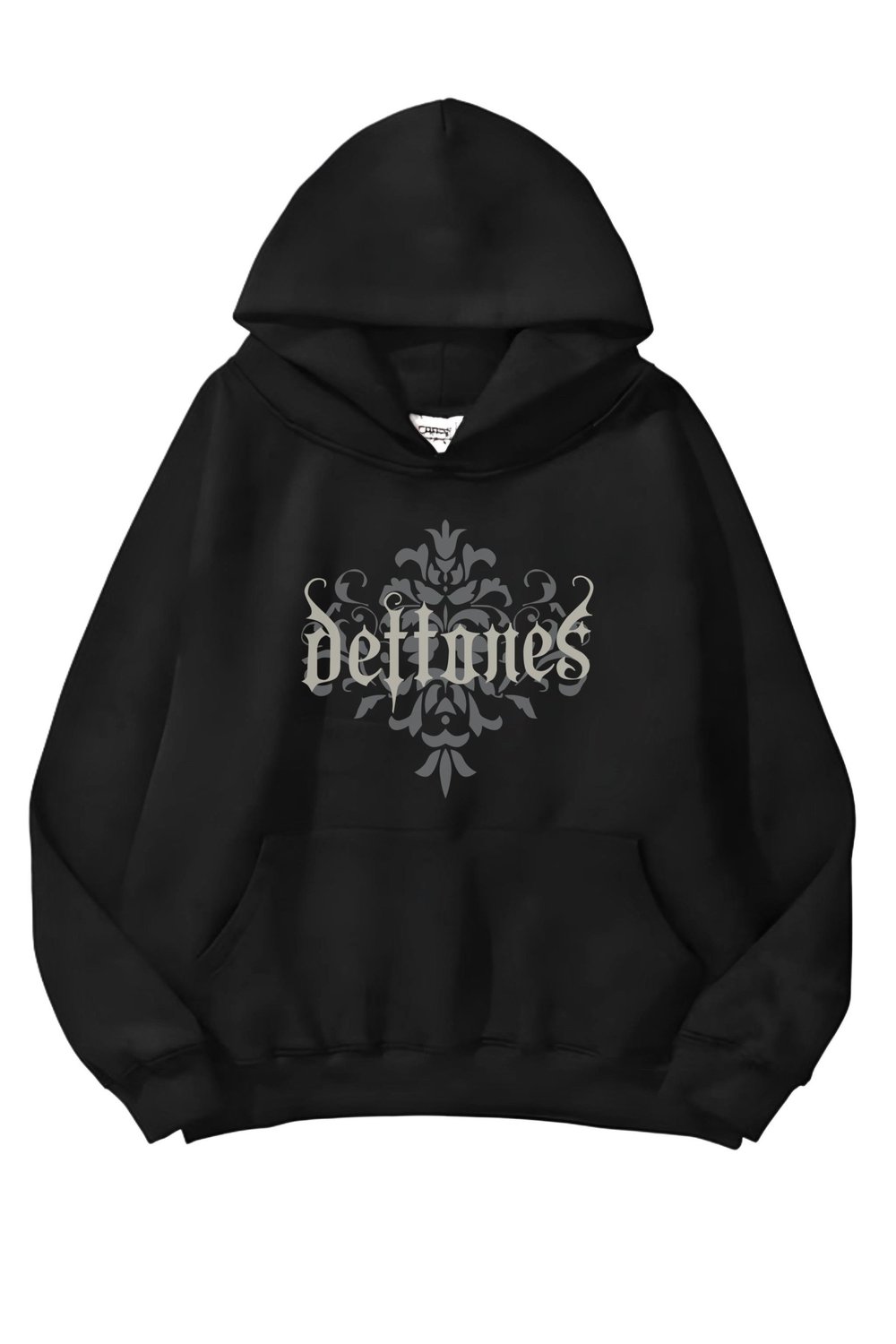 Gri Deftones 3 iplik Oversize Sweatshirt